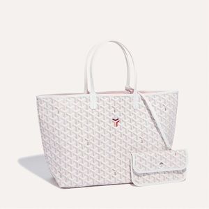 NEW Goyard Saint Louis Claire-Voie PM Bag Powder Pink